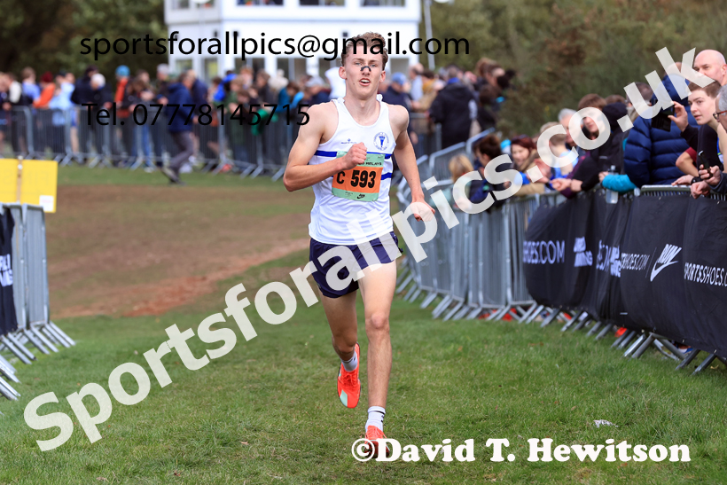 Mens Under-17s 2025 National Cross Country Relays, Berry Hill Park, Mansfield. Photo: David T. Hewitson/Sports for All Pics